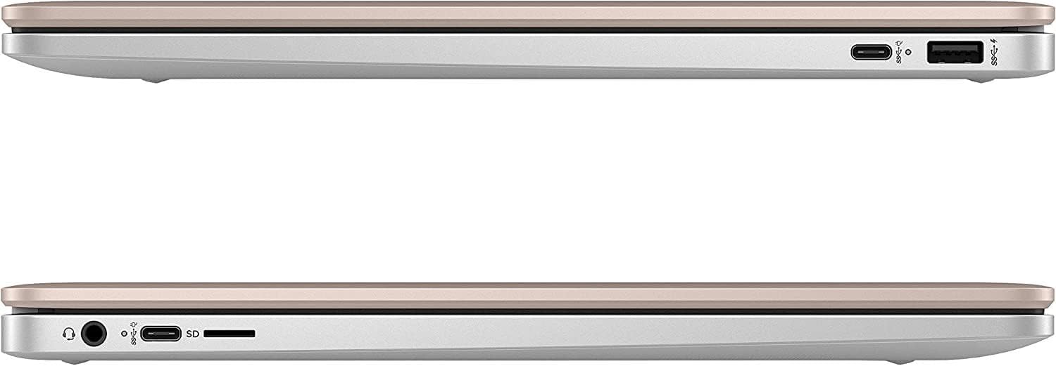 HP - PC Chromebook 15a-na0000sl, Intel Celeron N4500, 8GB RAM LPDDR4, eMMC da 128GB, Display da 15,6 HD, IPS, Antiriflesso, Scheda grafica Intel UHD 600, Wi-Fi, Webcam HD, ChromeOS, Rose Gold