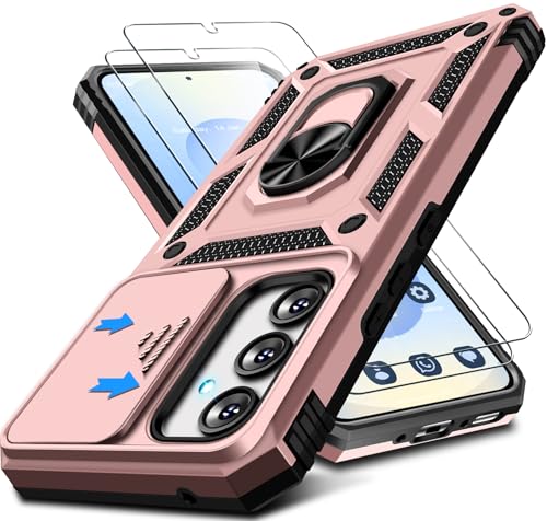 Kameraschutz Handyhülle für Samsung Galaxy Hülle mit schutzfolie*2