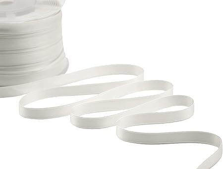 Furlanis - Ruban Satin Double Face Lamé, Tissu Italien - Rose Poudré