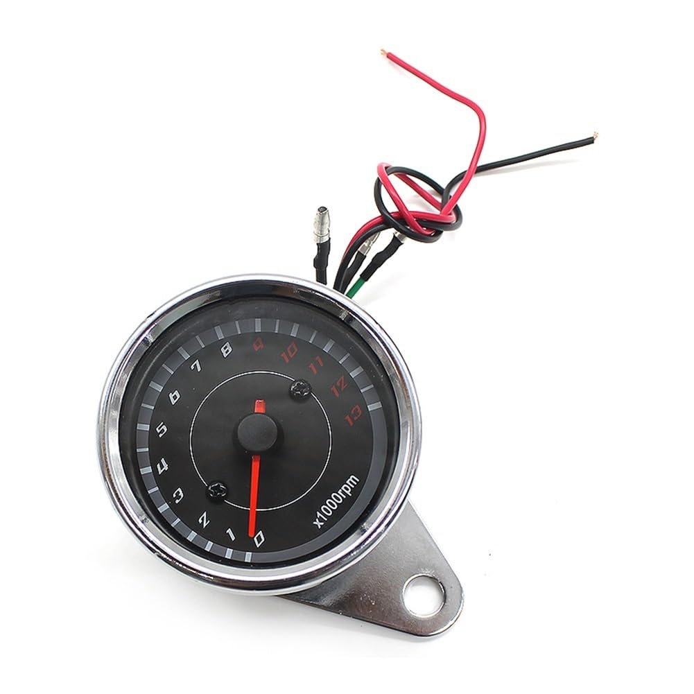 Compteur vitesse moto Compte-tours Électronique Universel Pour Moto, 12 V CC, Avec Rétroéclairage LED Bleu, Compteur De Tours 1000 Tr/min