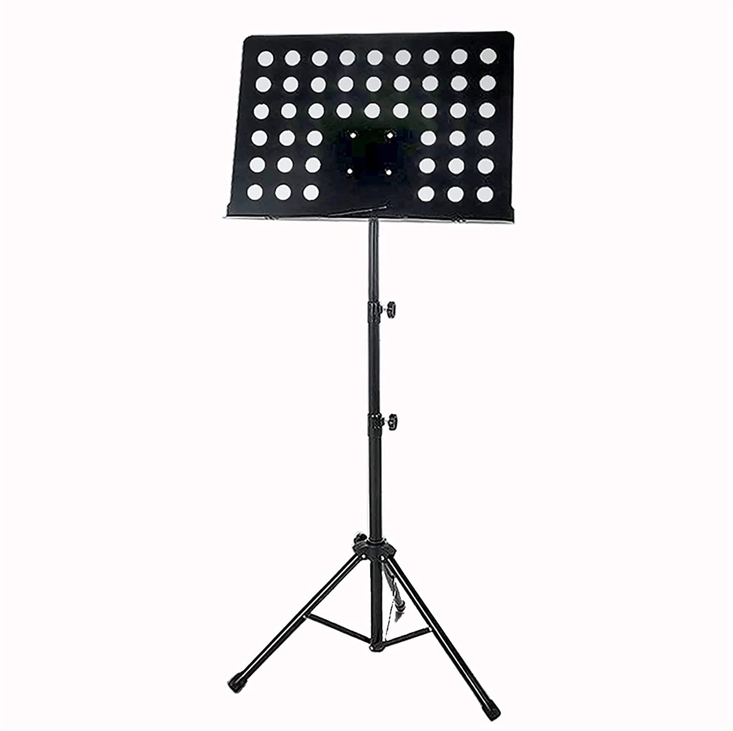Pupitre à partitions Portable en métal, Hauteur réglable et détachable pour Violon, Guitare, Convient pour Les orchestres, Les chœurs, Les Groupes