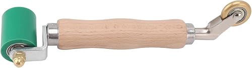 Miniatura 9 de TOPINCN Rodillo de presión manual con costura de silicio, rodillo profesional de papel tapiz de 1.575 pulgadas, rodillo de costura de goma, rodillo