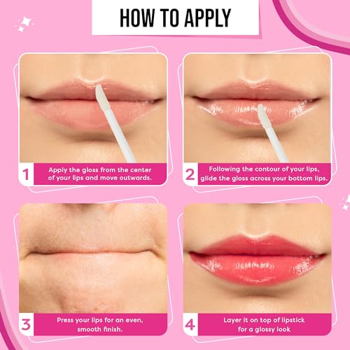 SUGAR POP High shine Lip Gloss - 02 Cotton Candy - 3.5 ml | Richly Pigmented | Hyaluronic-Infused | Vitamin E, jojoba oil & shea butter enriched - Image 4