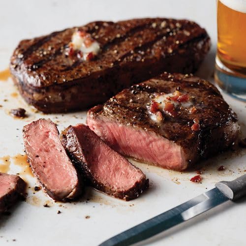 Omaha Steaks Premier Steakhouse Gift Package (Ribeyes, Bacon-Wrapped Pork Chops, Air-Chilled Seasoned Chicken Breasts, Omaha Steaks Smash Burgers, Individual Scalloped Potatoes, and more)
