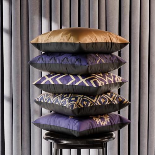 Image of Stoa Paris Cushion Cover Set of 5, Home Decor for Sofa, Bed & Living Room, Digital Printed Cushion Cover 16 Inch x 16 Inch, Soft Touch Finish, Hidden Zip Closure, Ophelia's Legacy - Ophelia
