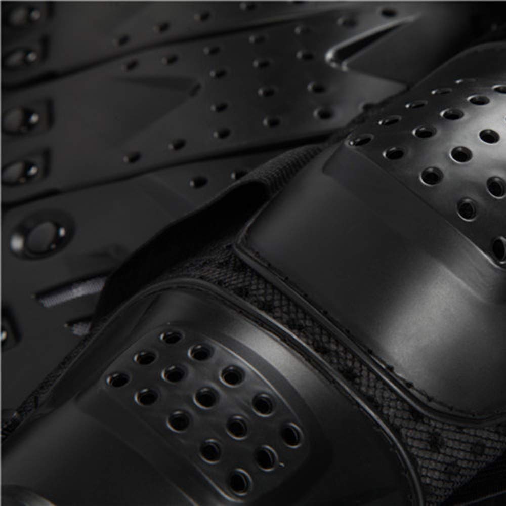 PLOT Motorrad Rüstung Jacke Motocross Mountain Fahrrad Protektoren Jacke Body Protector Schutzkleidung Schutzjacke (L, Schwarz-1)