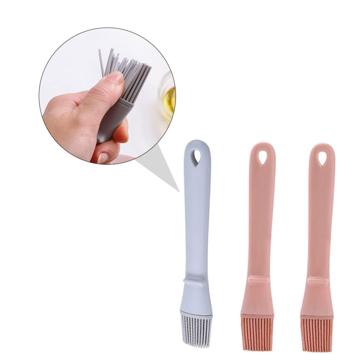 Toddmomy 9stücke Teiliges Silikon Backpinsel Hitzebeständige Küchenbürsten Für Bbq Grill Und Backen Lebensmittelechtes Material Bequemes Design Für Outdoor-feste Und Picknicks