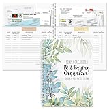Current The Best Days Bill Paying Organizer Book - 9' x 12” Personal Account Book, Spiral Bound, 14 Storage Pockets, 32 Label Stickers, Monthly Finance & Payment Management Tracker for Home & Office