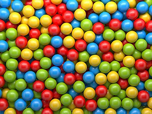 small colored plastic balls