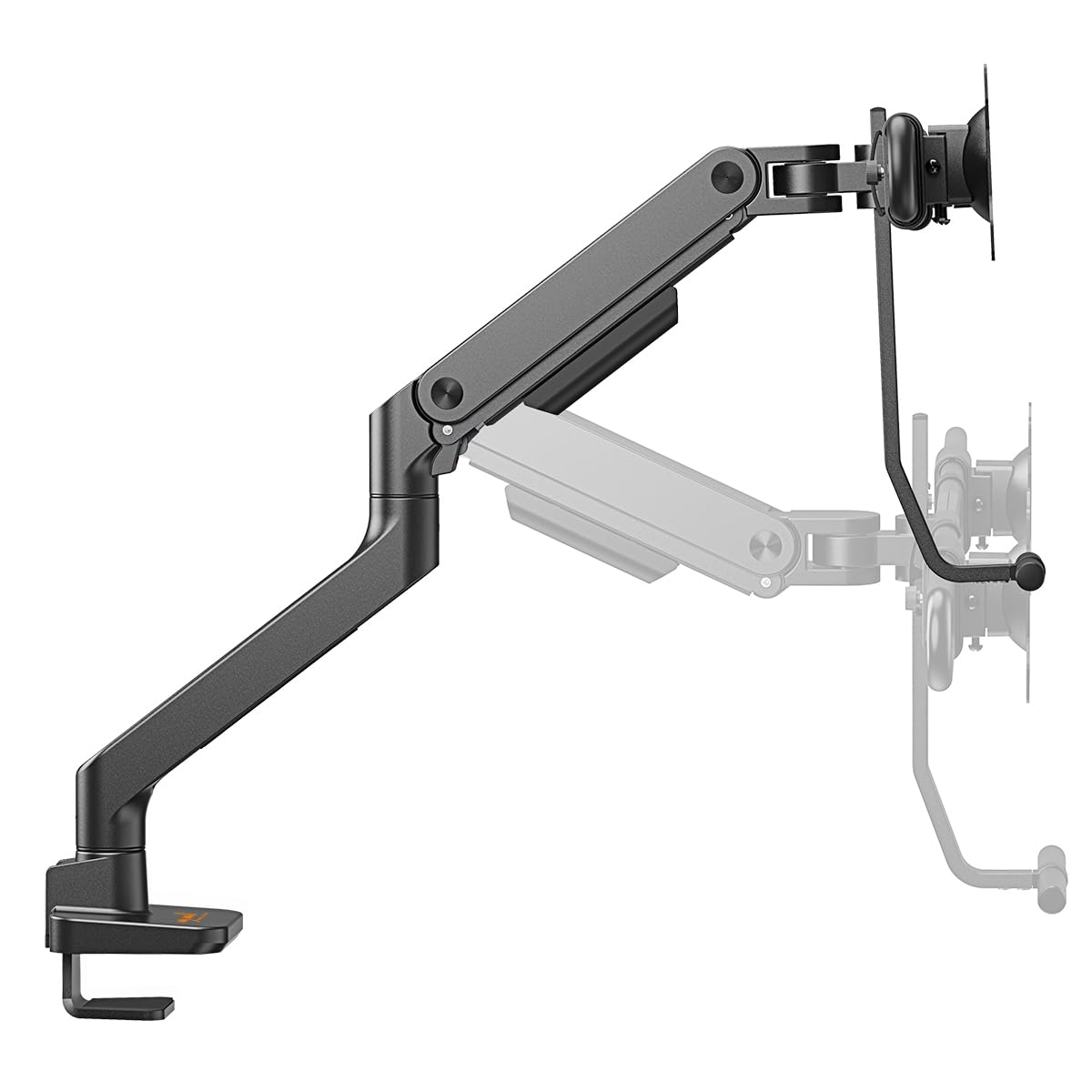 My Wall HL59L - Supporto da tavolo per monitor da 43,2 cm (17) - 81,3 cm (32), inclinabile, girevole, regolabile in altezza