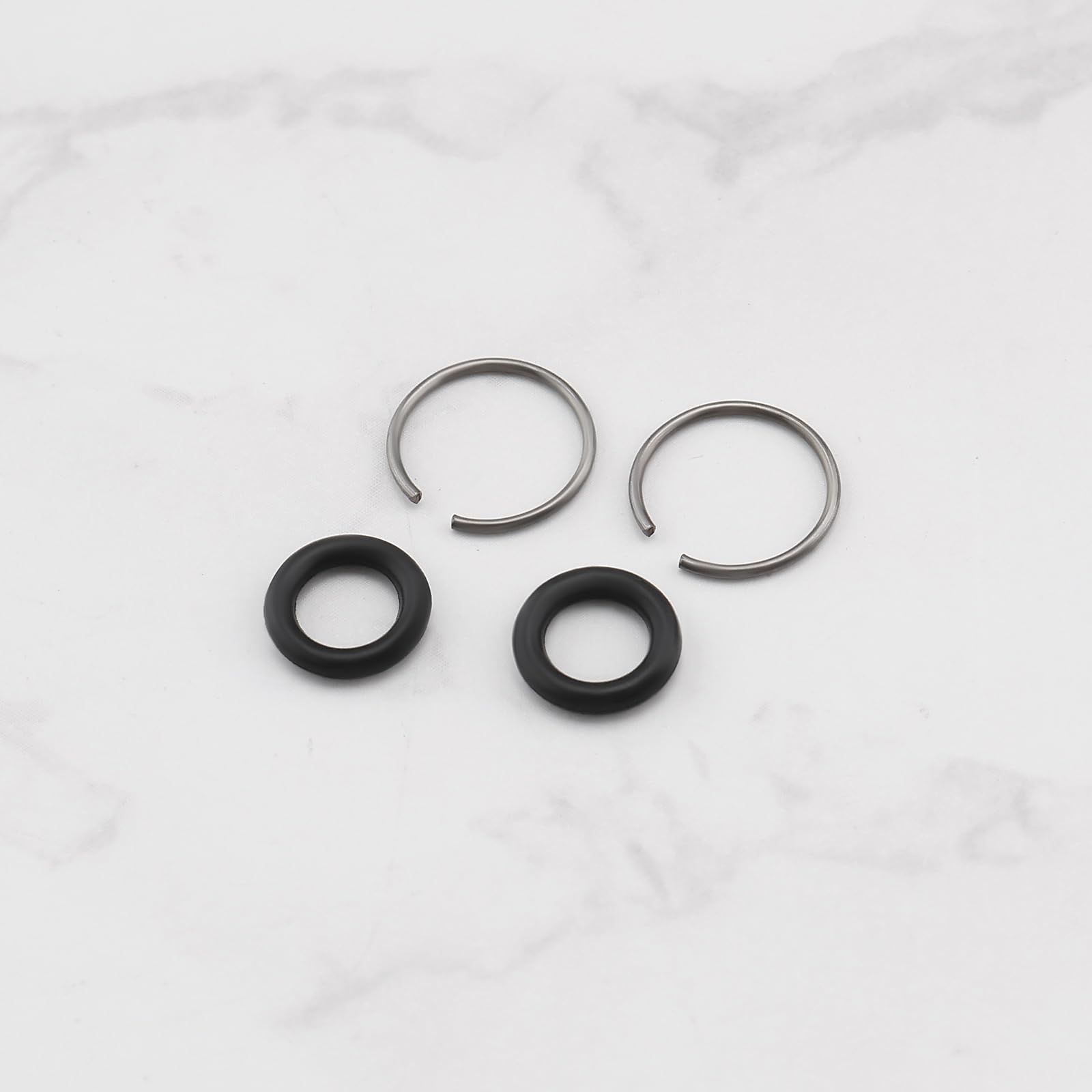 Lot de 4 bagues de retenue d'impact de 3/8 avec joint torique, bague de rechange pour clés de type, pièces d'outils de visseuse à percussion