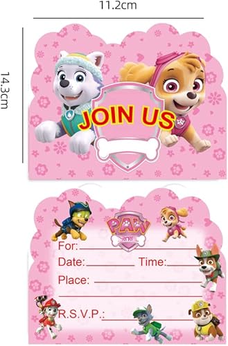 Miniatura 3 de DEEPMALA Invitaciones de cumpleaños para niños, invitaciones de fiesta para niños, suministros de decoración para fiestas de cumpleaños (6)