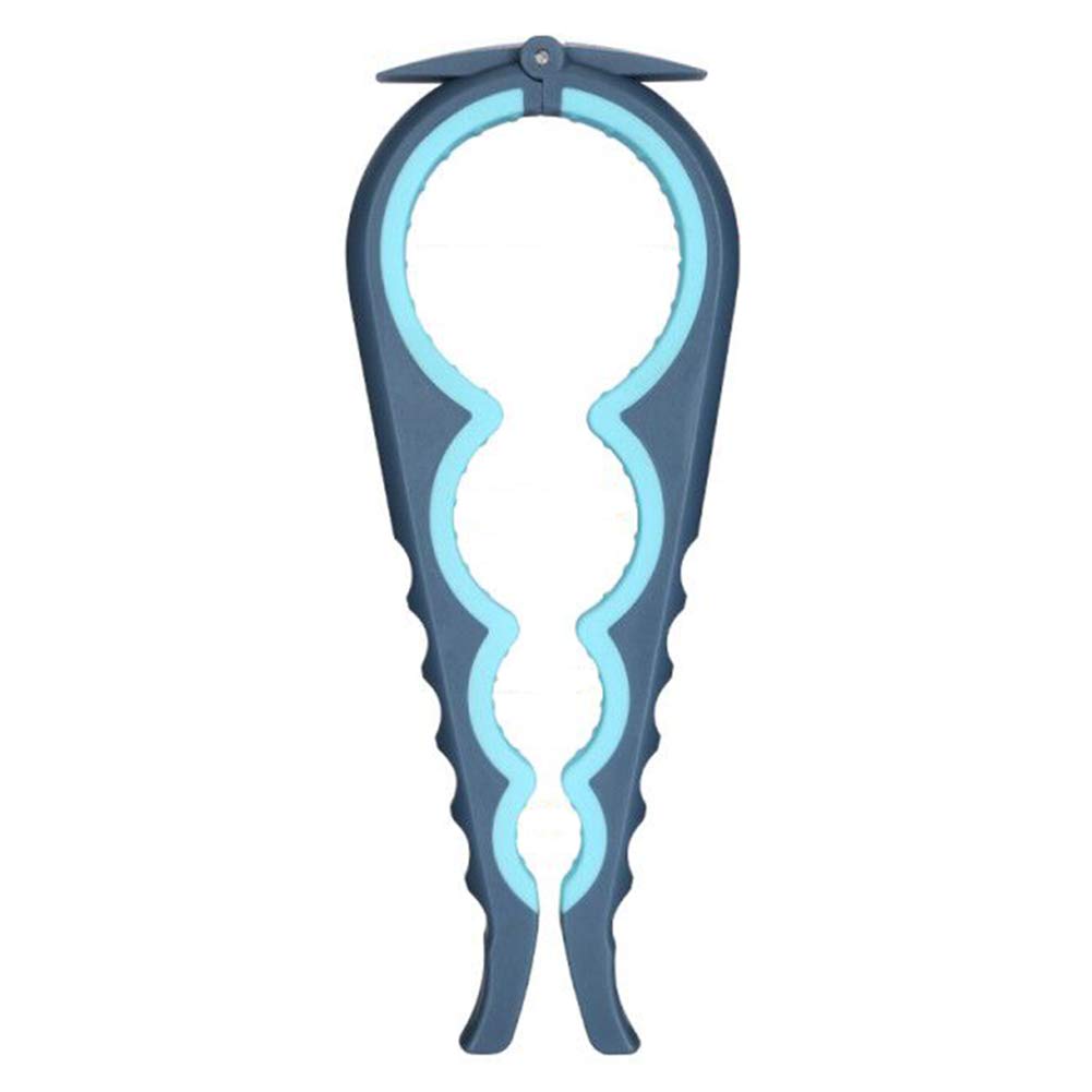 Jar Opener Can Opener Bottle Opener for Seniors, Arthritis Hands and Anyone with Low Strength, Arthritis Jar Openers Get Lids Off Easily(Blue)