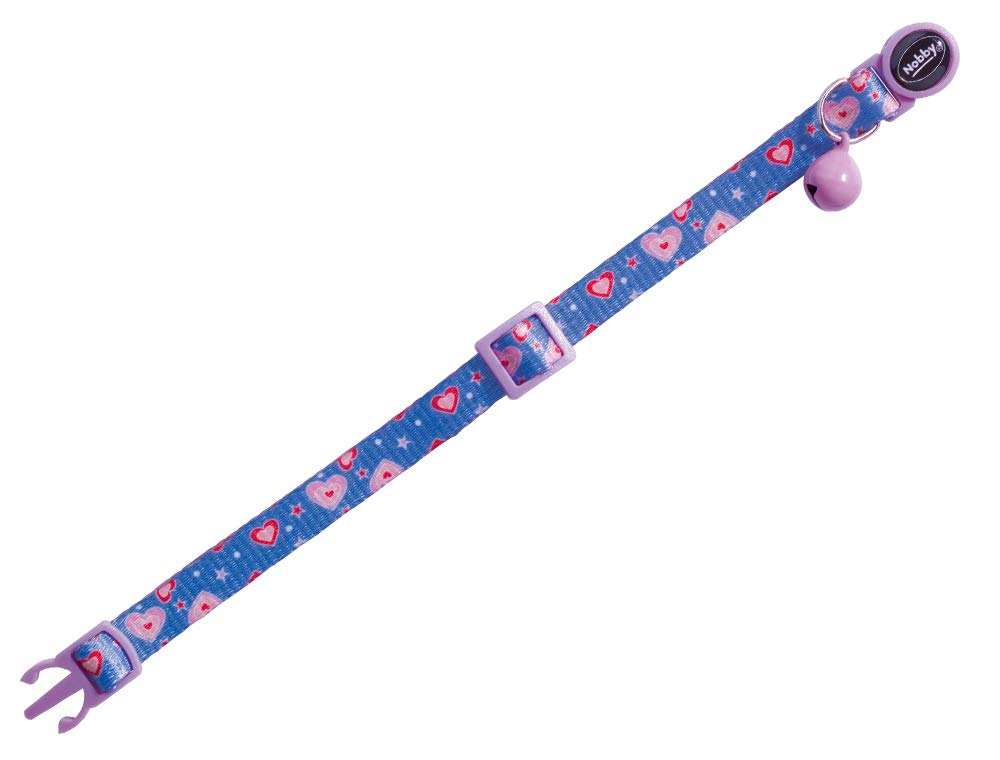 Nobby 88769 Cat Collar Heart Light Blue 20 g
