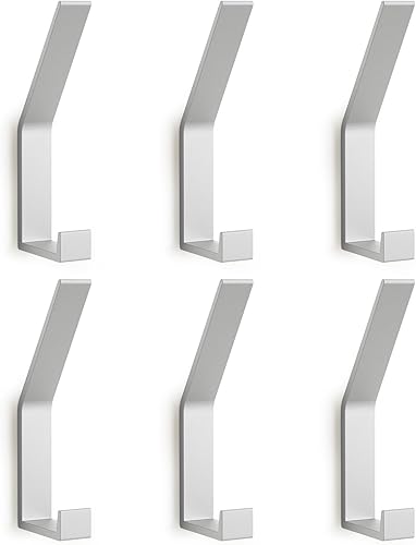 Miniatura 8 de Perchero para colgar en la pared, paquete de 8 unidades, ganchos de cuerda para toallas de baño KYOEON para cocina, puerta, gabinete, baño,