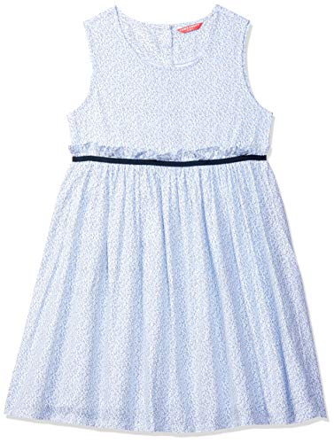 Image of Amazon Brand - Jam & Honey Cotton Girls' Dresses & Jumpsuits Knee-Length Dress (JHAW20GDRS009-7 White 2 3 4 Years)