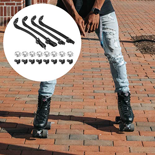 CLISPEED 4 Peças de Substituição Em Linha de Patins para Patins Com Fivelas E Parafusos Acessórios p