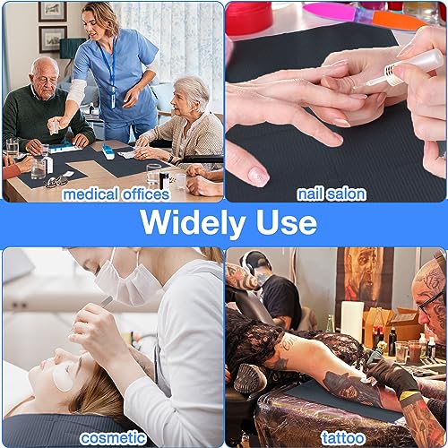 Newwiee NEWWIEE-NAIL ART ACCESSORIES-1152 250 Pcs Disposable Nail Table Towels Mat, 13'' X 18'' Patient Bibs 3 Ply Waterproof Tattoo Bibs Nail Towels Paper Tray Covers Clean Pads Tattoo Supplies thumb #5