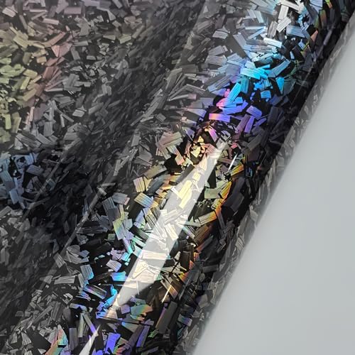 Image of LZLRUN Forged Carbon Fiber Chameleon Car Vinyl Wrap Film 1ft x 10ft