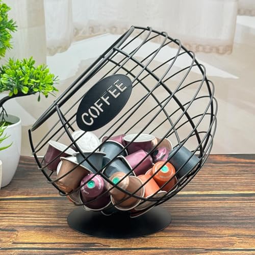 Soporte para cápsulas de café metálico que organiza cocinas pequeñas 3