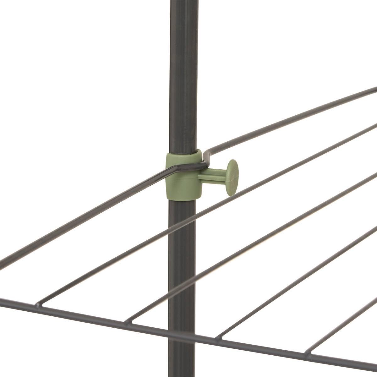 5five – Mojave Tower Faltbarer Wäscheständer – 40 Meter Langer Stahltrockner mit Rollen – Für den Innenbereich, Waschküche | Stahl mit Rädern, 40 Meter Wäscheständer Für den Innenbereich und die Waschküche.