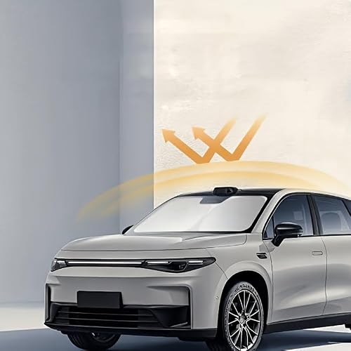 ONEMAJI Pare-Soleil Pare-Brise Voiture pour Volkswagen Scirocco III 2008-2014, Protection Solaire Auto Pare-Soleil Avant Anti UV Rideau Auto Thermique Pare Soleil – vue 3