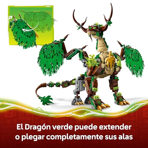 Miniatura 3 de LEGO Ninjago Dragón de la Vida de Juguete - Figura Articulada de Dragón, Meca de Monstruo, 8 Minifiguras y Armas Ninjas Inc. Catana y Espada - Regalo para Niños de 8+ Años y Fans de la Serie - 71859