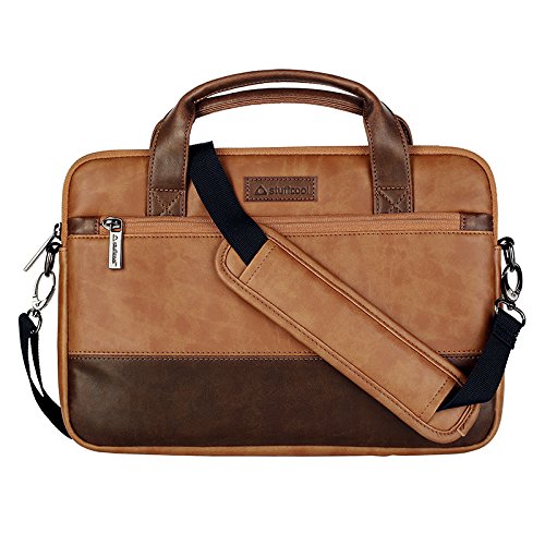 Image of Stuffcool Lush Shoulder Sleeve for Upto MacBook 15 inch Inch / 15.4 inch Inch & Laptop 14 inch - Brown
