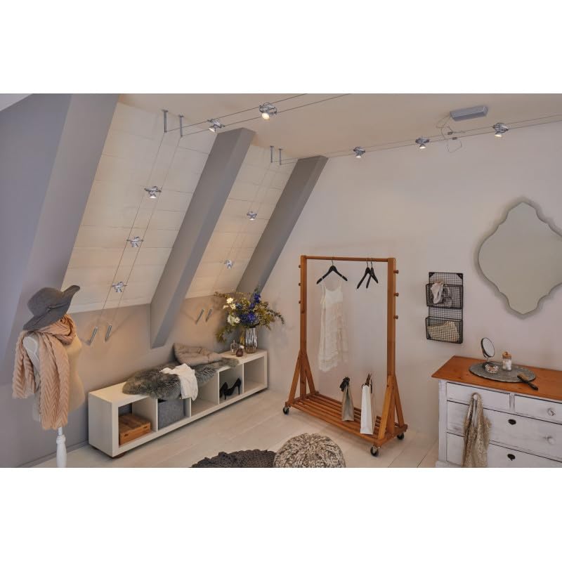 Sistema LED A Fune Paulmann - 8 Spot GU5.3 - Espandibile - Senza Lampadine