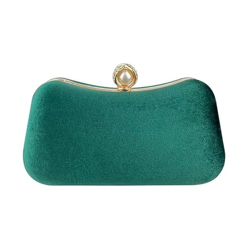 [XSDIAQG] Suede Evening Bag Women Dress Clutch Purses(Green)