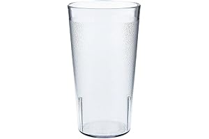Cambro 2000P156 22 oz, Clear Color ware Tumbler (Pack of 12)