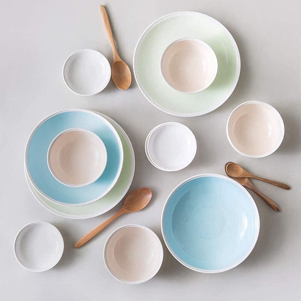 Zestawy obiadowe na przyjęcie obiadowe Zestawy naczyń ceramicznych Talerze/miski/naczynia 12-częściowy zestaw japońskiej zastawy stołowej Zestaw porcelanowy na,