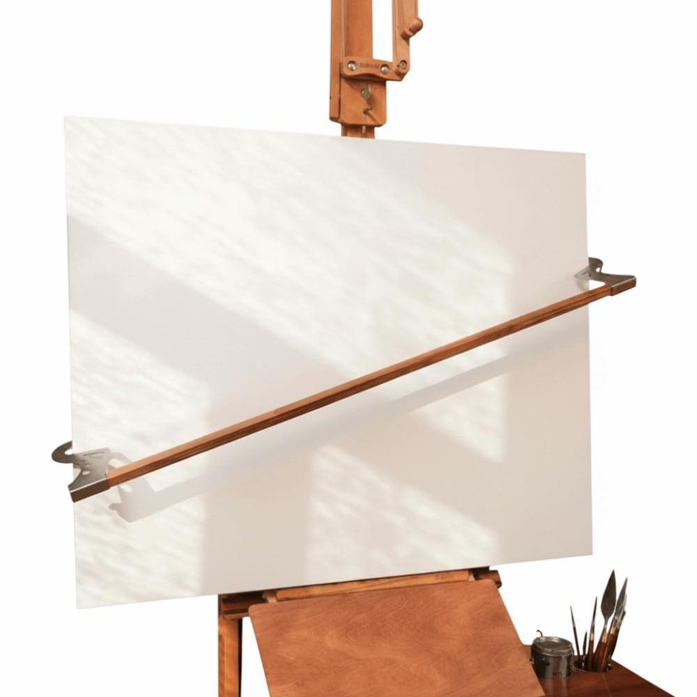 Adjustable Metal Artist Hand Support Bridge, Self-Locking Easel Hand Rest Support Bar, Sturdy Oil Painting Supports Stand