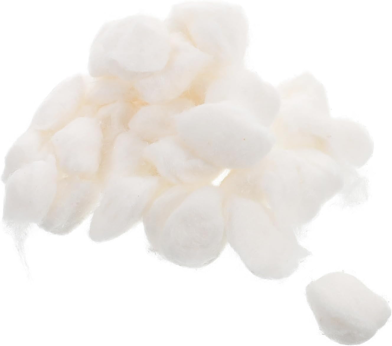 Veemoon Pure Cotton Balls for Makeup Nail Polish Removal, Absorbent Mini Cotton Pads for Gel Polish, Disposable 500g Pack for Home and Salon Nail Care