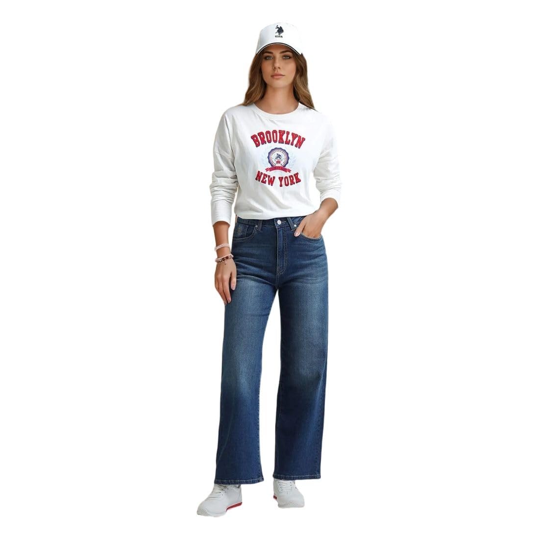 u.s. polo assn. Women's Loose High Rise Jeans-picture-11