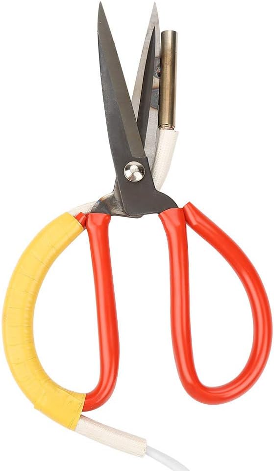 Temperature Scale Pratical Scissor, Electric Heating Tailor Scissors, Heated Scissors Scissor Cutting Machine for Fabric