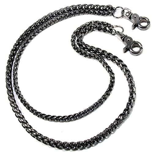 DoubleK 2 Roof Durable Biker Key Jean Wallet Chain (24