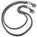 DoubleK 2 Roof Durable Biker Key Jean Wallet Chain (24"/5.6oz) Black CS138