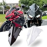SHINKXMT Motorcycle Flyscreen CBR650R Windshield Windscreen Wind Deflector Viser Visor Cover Compatible for HO&N&DA CBR650R CBR 650R CBR 650 R Accessories 2019-2025 (Black Smoke)