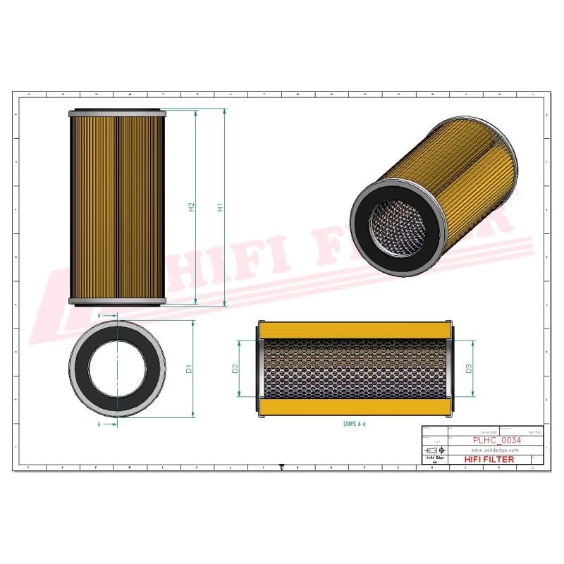 HIFI FILTER SH 52075 Hydraulikfilter — kompatibel mit DUTCH DRAGON EC 6060 / EC 10075 · TKD 1800