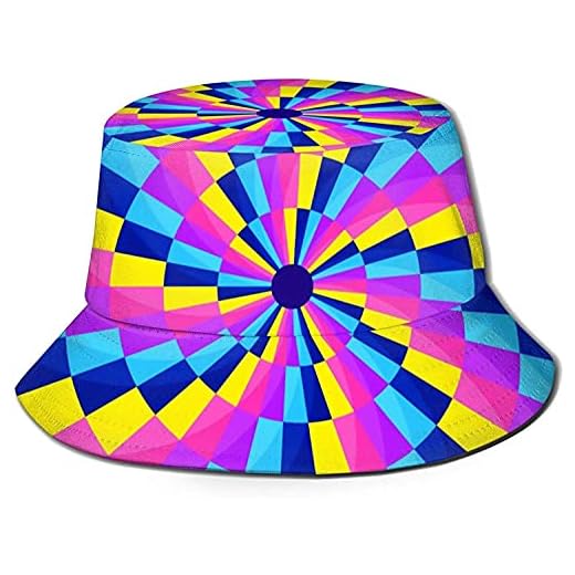 KEROTA 80-tal 90-tal neonstil unisex hinkhatt modetryck sommar fiskarmössa utomhus strand solhatt för män kvinnor