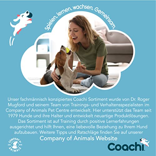 Coachi Whizzclick, 2-in-1 kombinierter Clicker und Pfeife, Hundetrainingspfeife für Rückruf- und Clickertraining zur Belohnung, verstellbares und reflektierendes Trageband, für alle Hunde und Welpen