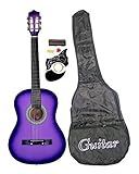 Directly Cheap Acoustic Guitar Pack, Light Purple + Accessories + DVD, 7/8 (GA3810R-PLS)