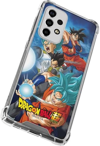 Skinit Clear Phone Case Compatible with Galaxy A53 5G - Officially Licensed Dragon Ball Super Goku Vegeta Super Ball Design