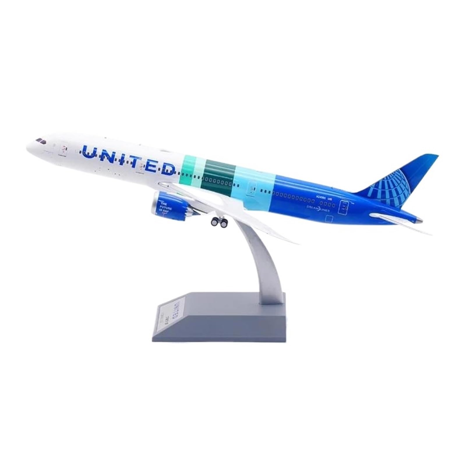 Modelo de avión de metal B787-9 escala 1:200 kit resistente N24988 7