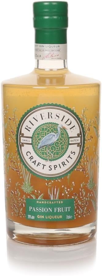 Riverside Spirits Passion Fruit Gin Liqueur, 70 cl(Package may vary)