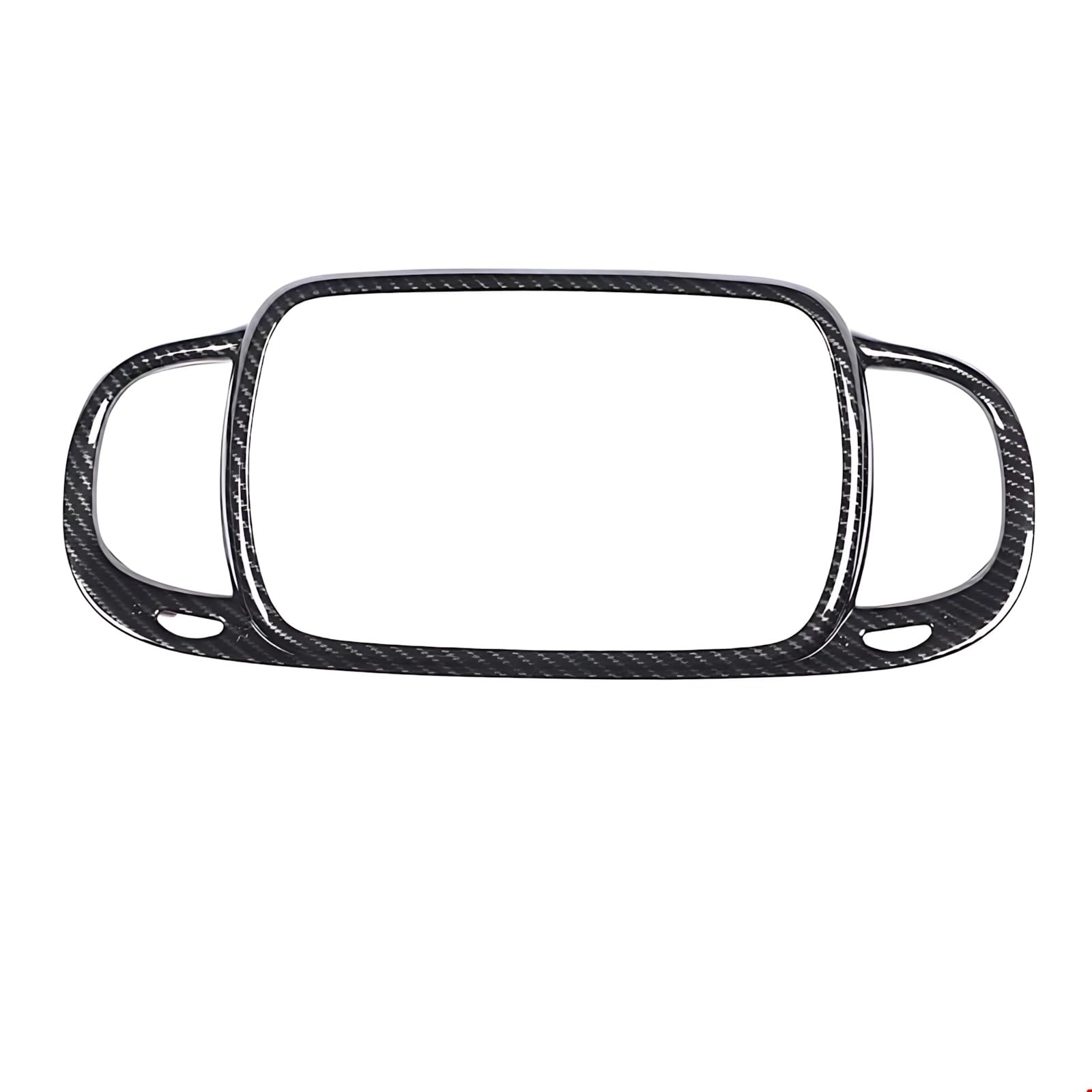 Dashboard Outlet Cover Compatible with Fiat for 500 2016-2024 ABS Car Center Air Vent Trim Frame Air Outlet Decorative Cover Sticker