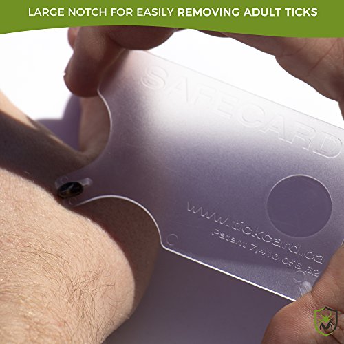 Tickcheck Tick Remover Card - Wallet Sized Tick Removal Tool With Free Tick Id Card & Testing Information - For People, Dogs, Cats (2 Count) #TOP6