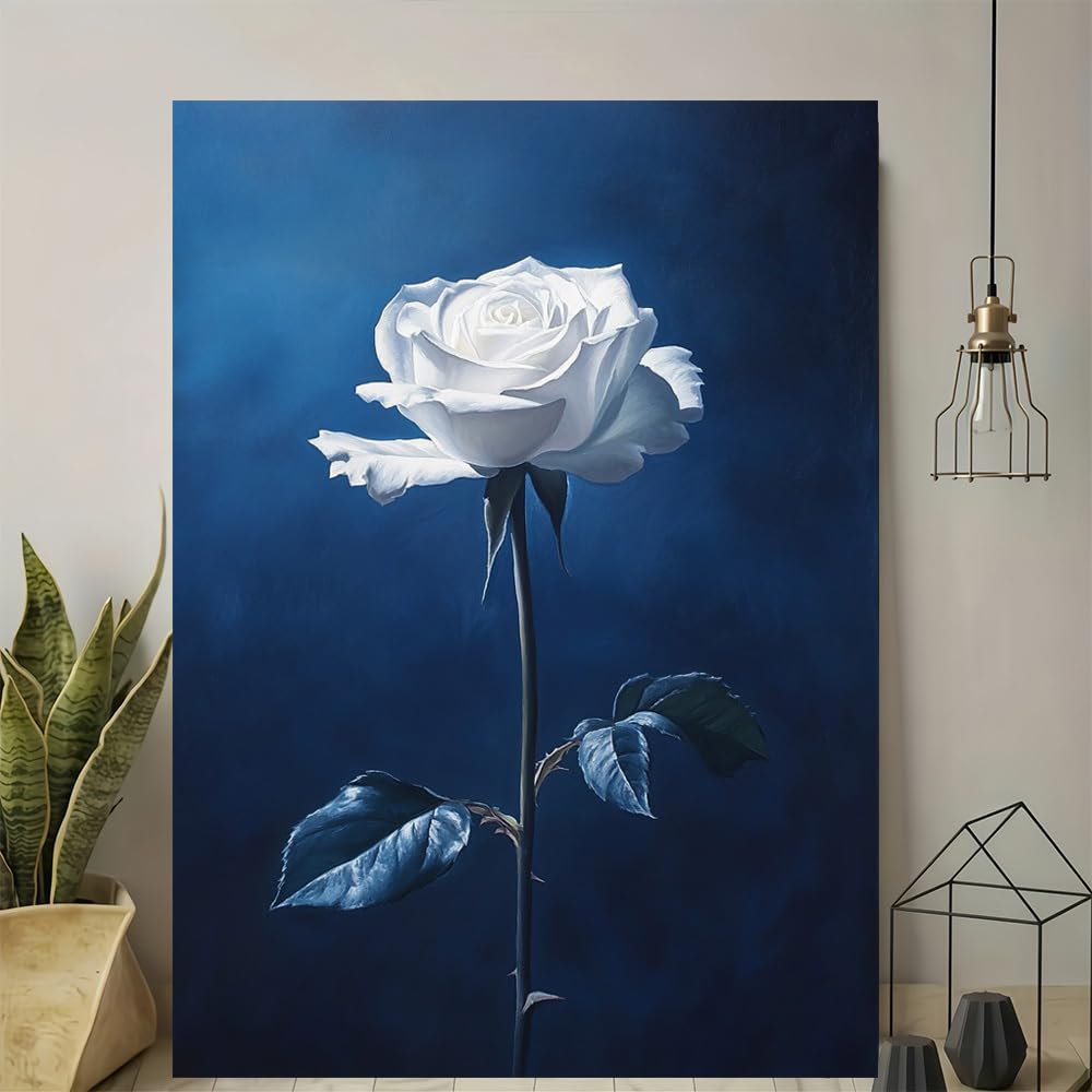 Decoración de pared floral de rosas para crear un ambiente romántico en tu salón
