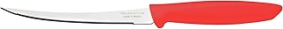 Tramontina Plenus 5 Inches Tomato Knife with Stainless Steel Blade and Red Polypropylene Handle